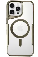 Newface İphone 16 Pro Kılıf Boyi Magsafe Silikon Kapak - Desert