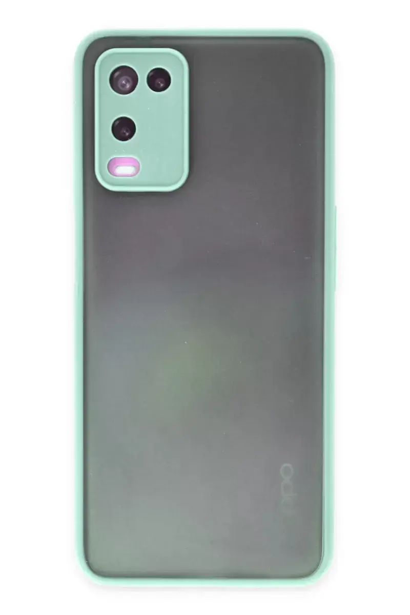 Newface Oppo A54 4g Kılıf Montreal Silikon Kapak - Turkuaz