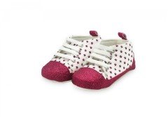 First Step Simli Yıldızlı Kız Patik - Pembe