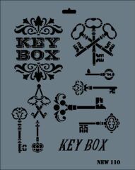 Rich New Seri N-110 Stencil 35x25 cm