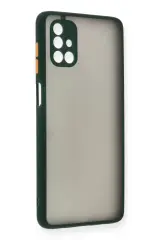 Newface Samsung Galaxy M51 Kılıf Montreal Silikon Kapak - Yeşil
