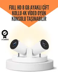 10.000 Oyun Destekli, Çift Kollu 4k Projeksiyon – Hdmı, Usb, Aux, Ethernet Yok