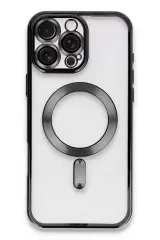 Newface İphone 16 Pro Kılıf Kross Magneticsafe Kapak - Siyah