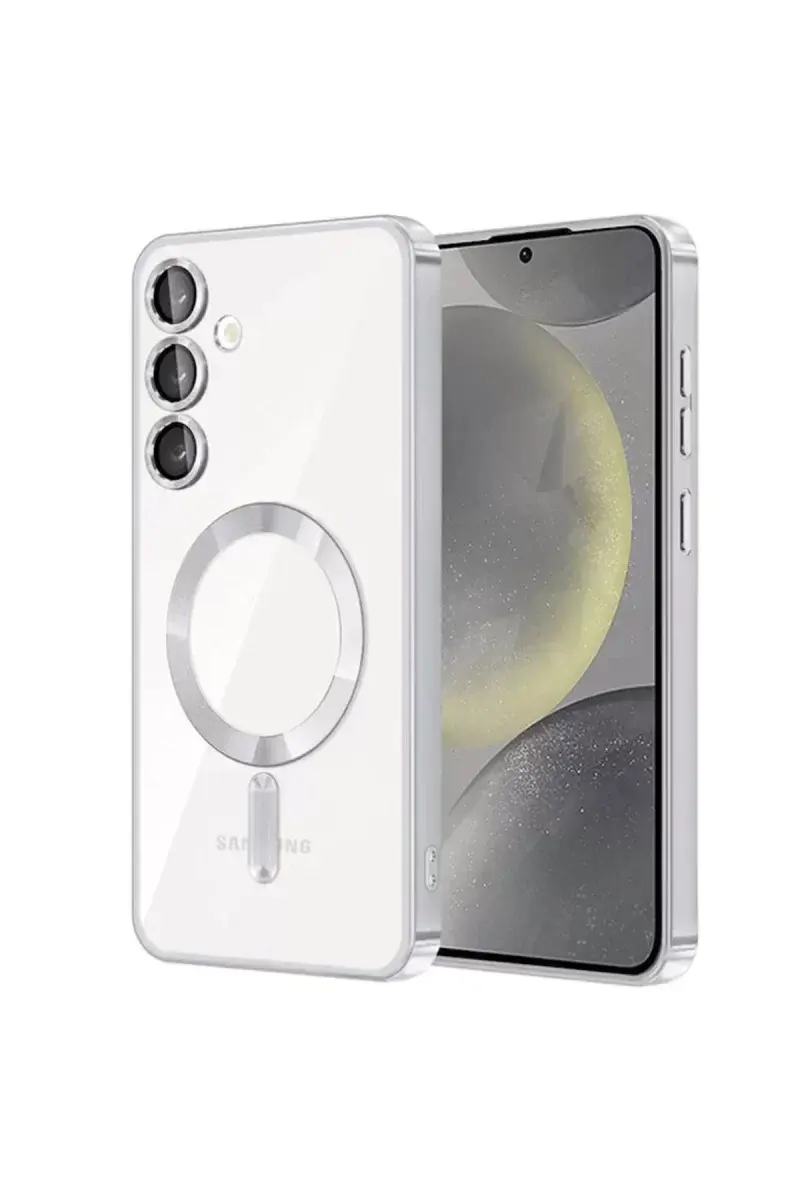 Newface Samsung Galaxy S23 Kılıf Kross Magneticsafe Kapak - Titan Gri