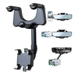Powermaster Pm-25159 Araç İçi Dikiz Aynası Telefon Tutucu 360 Derece Ayarlanabilen