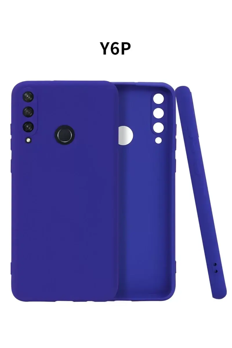 Newface Huawei Y6p Kılıf First Silikon - Lacivert