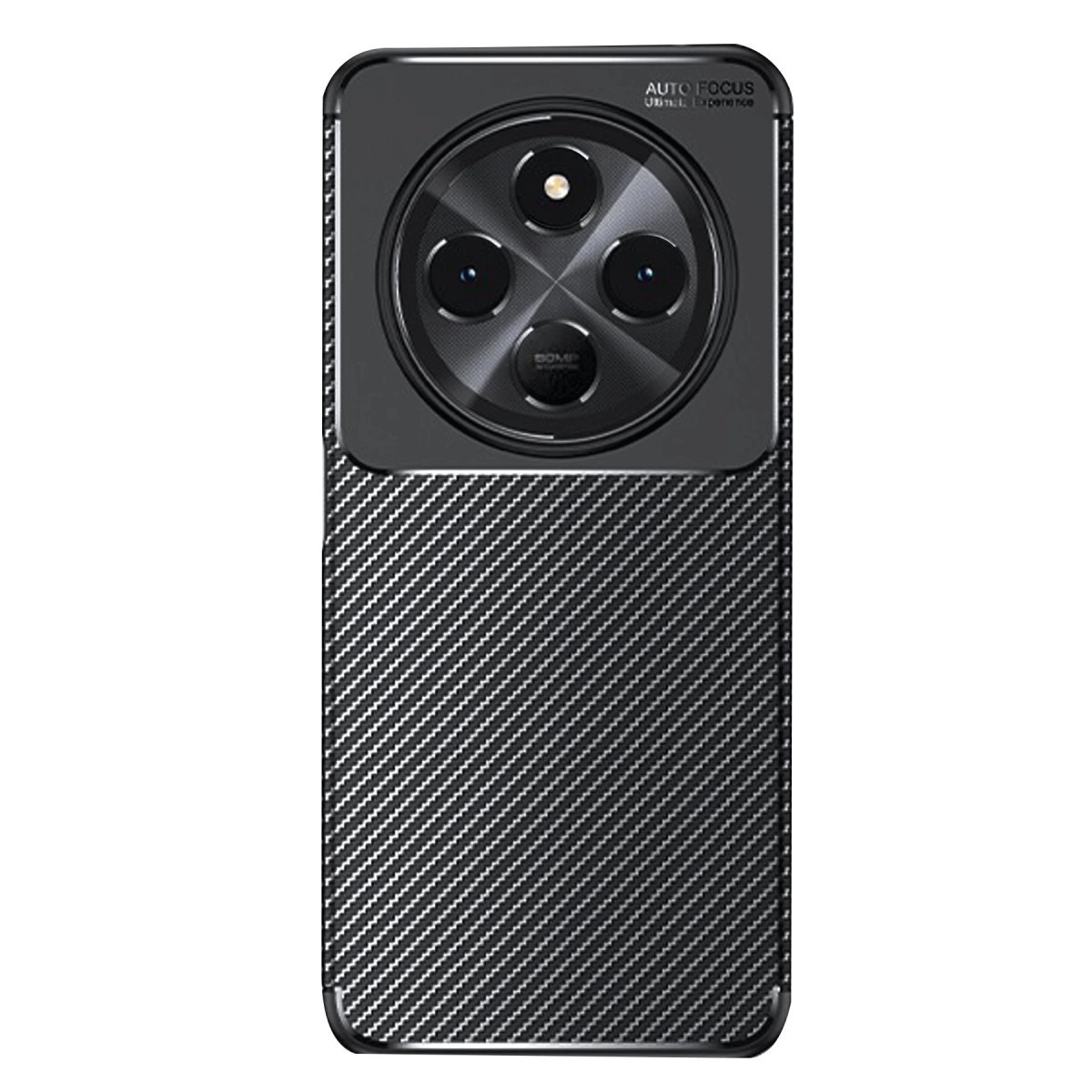 Xiaomi Redmi 14c Kılıf Auto Focus Karbon Kapak - Siyah