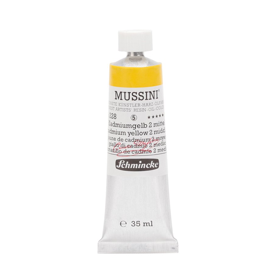 Mussini Yağlı Boya 35ml. Seri 5 N:228 Cadmium Yellow 2 Middle