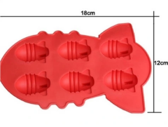 Bomba Şeklinde Silikon Buzluk