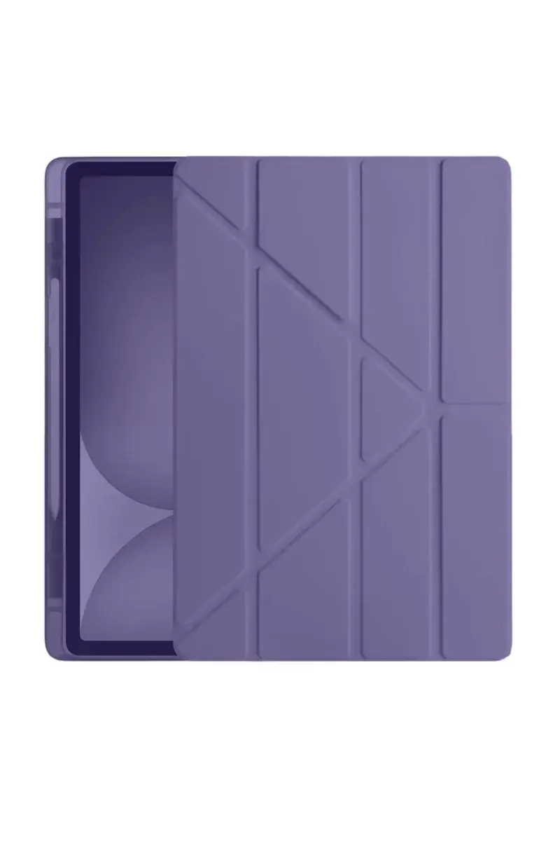 Newface İpad Pro 11 (2024) Kılıf Kalemlikli Hugo Tablet Kılıfı - Mor