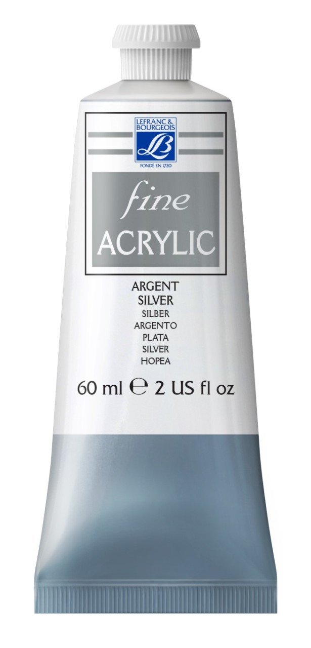Fine Akrilik Boya 60ml N:000 Silver