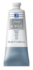 Fine Akrilik Boya 60ml N:000 Silver