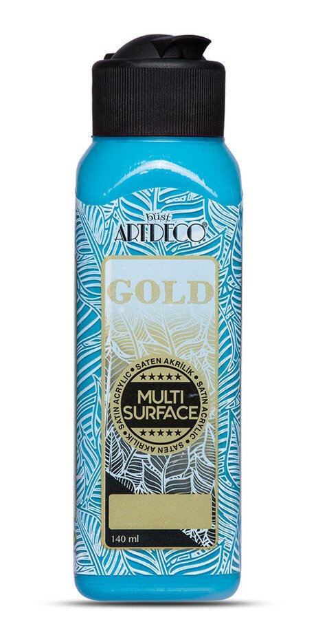 Gold Multi Surface Saten Akrilik Boya - 140ml - 276 Okyanus Mavisi
