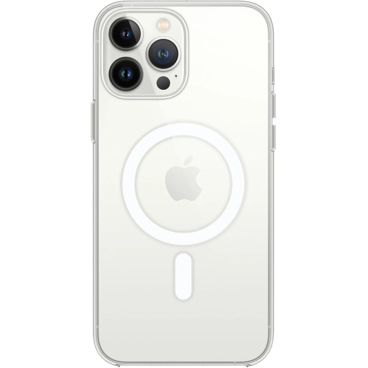 İphone 15 Pro Max Kılıf Pc Real Magsafe Kapak - Şeffaf