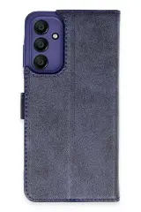 Newface Samsung Galaxy A15 4g Kılıf Trend S Plus Kapaklı Kılıf - Lacivert