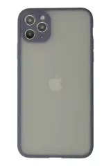 Newface İphone 12 Pro Kılıf Montreal Silikon Kapak - Gri