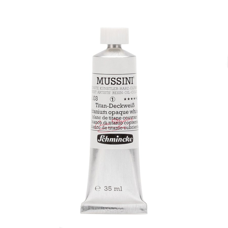 Mussini Yağlı Boya 35ml. Seri 5 N:105 Transparent White