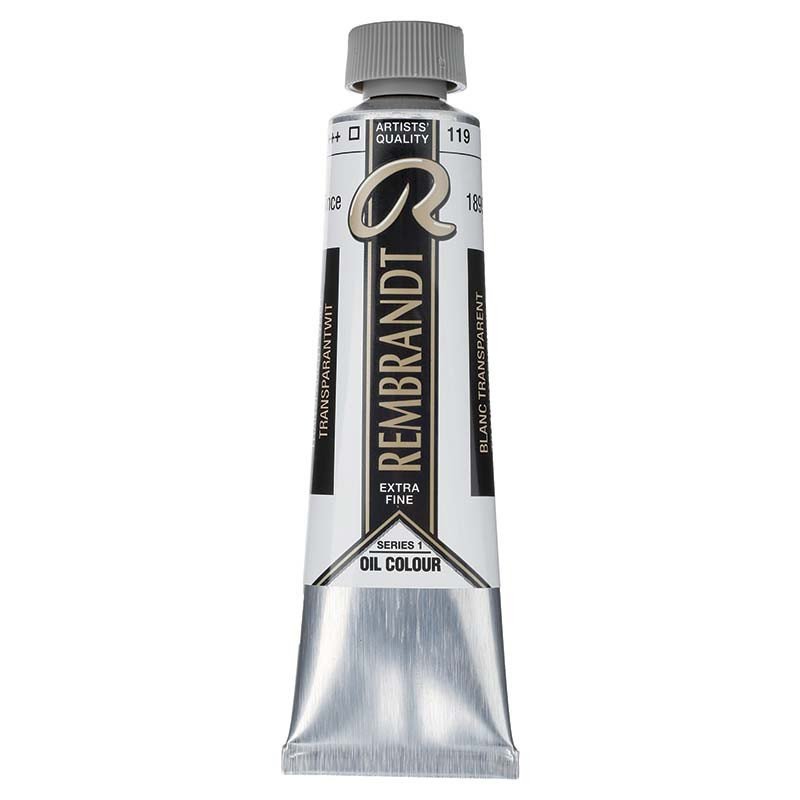 Rembrandt Yağlıboya - 40ml - Transparent White - S1 - N.119