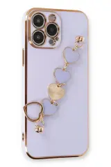 Newface İphone 14 Pro Kılıf Esila Silikon - Lila