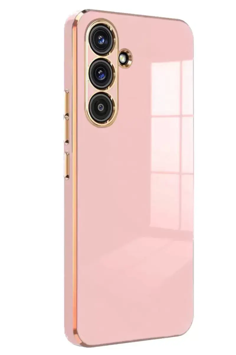 Newface Samsung Galaxy A24 4g Kılıf Volet Silikon - Pembe