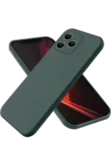Newface Realme Note 50 4g Kılıf First Silikon - Koyu Yeşil