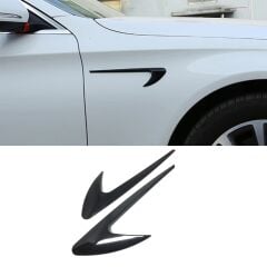 Mercedes Tip Çamurluk Havalandırma Venti Uzun Parlak Siyah NKT84