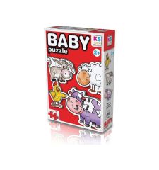 KS Games Baby Puzzle Okul Öncesi Puzzle Çiftlik Hayvanları 12002