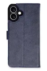 Newface İphone 16 Plus Kılıf Trend S Plus Kapaklı Kılıf - Lacivert