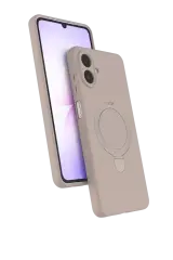 Newface Samsung Galaxy A07 4g Regal Magsafe Standlı Kapak - Çöl Titanyum