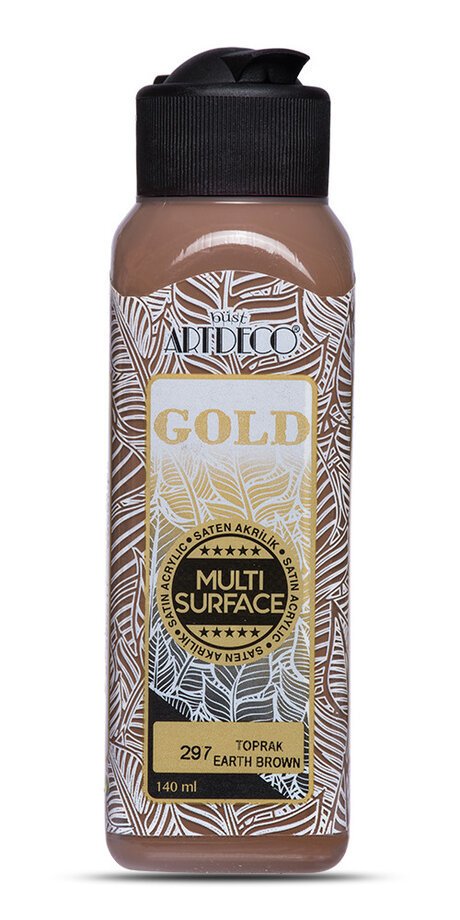 Gold Multi Surface Saten Akrilik Boya - 140ml - 297 Toprak