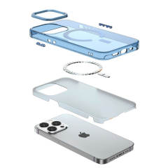 İphone 12 Pro Max Kılıf Troy Magsafe Kapak - Sarı