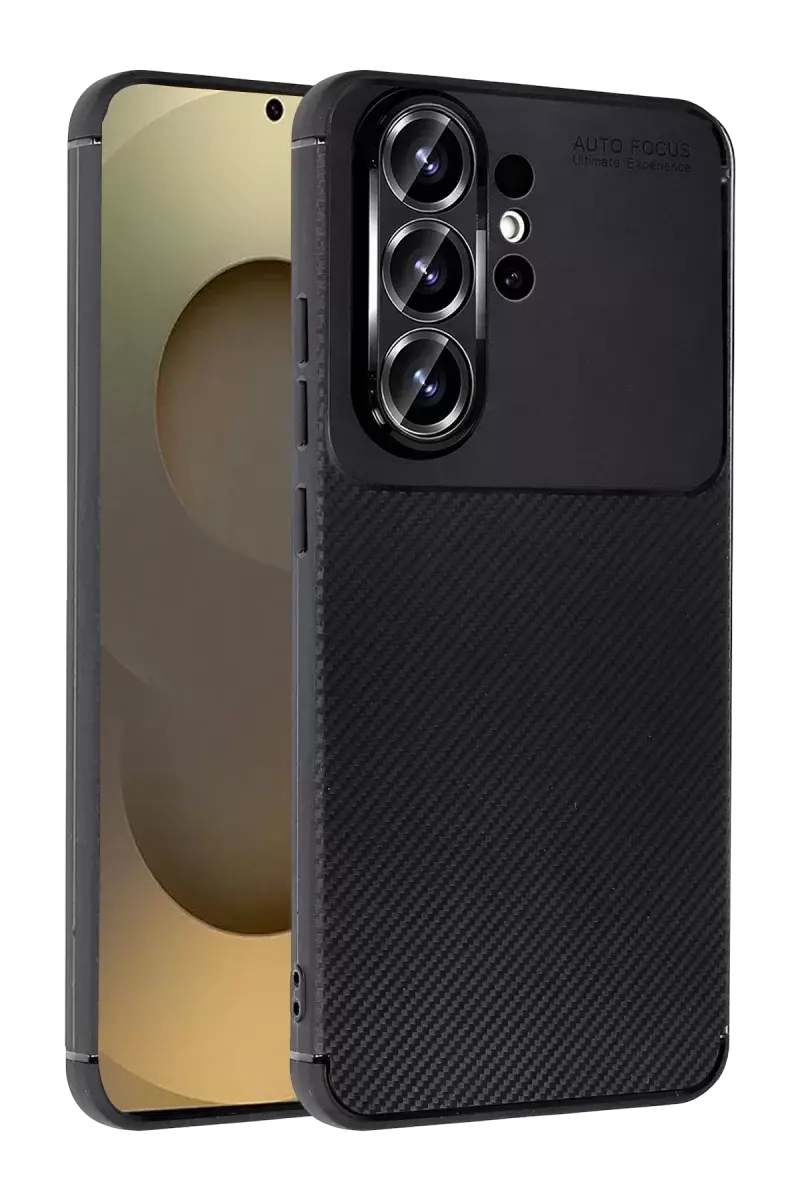 Newface Samsung Galaxy S26 Ultra Auto Focus Karbon Kapak - Siyah