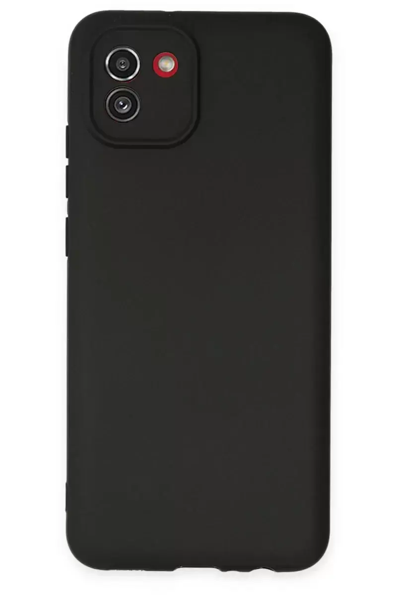 Newface Samsung Galaxy A03 Kılıf First Silikon - Siyah
