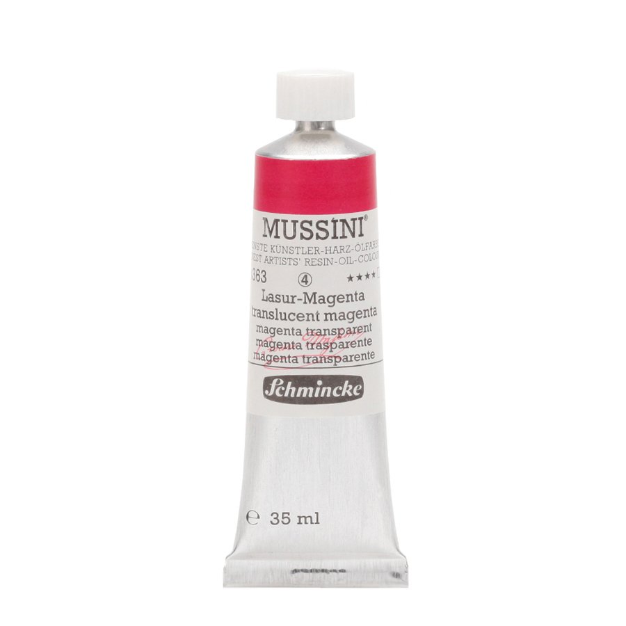 Mussini Yağlı Boya 35ml. Seri 4 N:363 Translucent Magenta