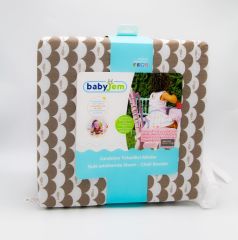 Babyjem Sandalye Yükseltici Minder Balık Desen - Kahverengi