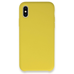 İphone Xs Max Kılıf Lansman Legant Silikon - Sarı