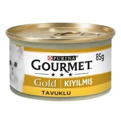 Purina Gourmet Gold Kıyılmış Tavuklu Kedi Konservesi 85 gr