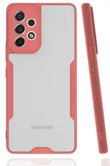 Newface Samsung Galaxy A33 5g Kılıf Platin Silikon - Pembe