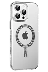 Joko Apple İphone 14 Pro Max Move Taşlı Magsafe Kapak - Siyah