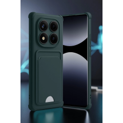 Xiaomi Redmi Note 14 Pro Plus Kelvin Kartvizitli Silikon - Lacivert