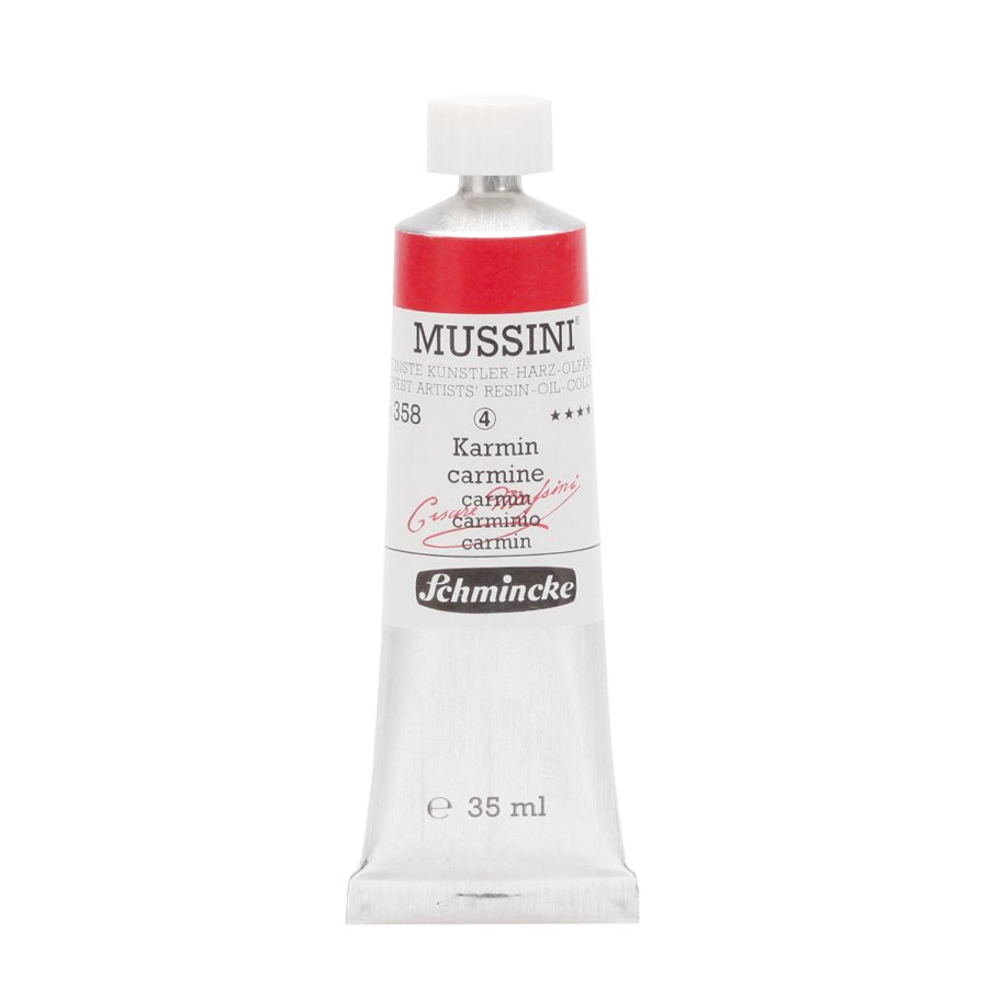 Mussini Yağlı Boya 35ml. Seri 4 N:358 Carmine