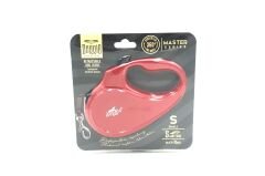 Doggie Master Seri Otomatik Makaralı Köpek Gezdirme 15 kg / 5 M Kırmızı