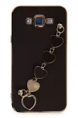 Newface Samsung Galaxy J7 Kılıf Esila Silikon - Siyah