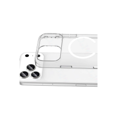 İphone 17 Pro Max Combo Sert Şeffaf Magsafe Kapak - Şeffaf