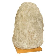 Doğal Kaya Tuzu Lambası Çankırı Kablolu Ampullü Beyaz 8-9 Kg