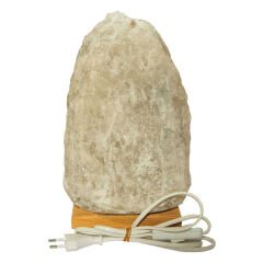 Doğal Kaya Tuzu Lambası Çankırı Kablolu Ampullü Beyaz 8-9 Kg