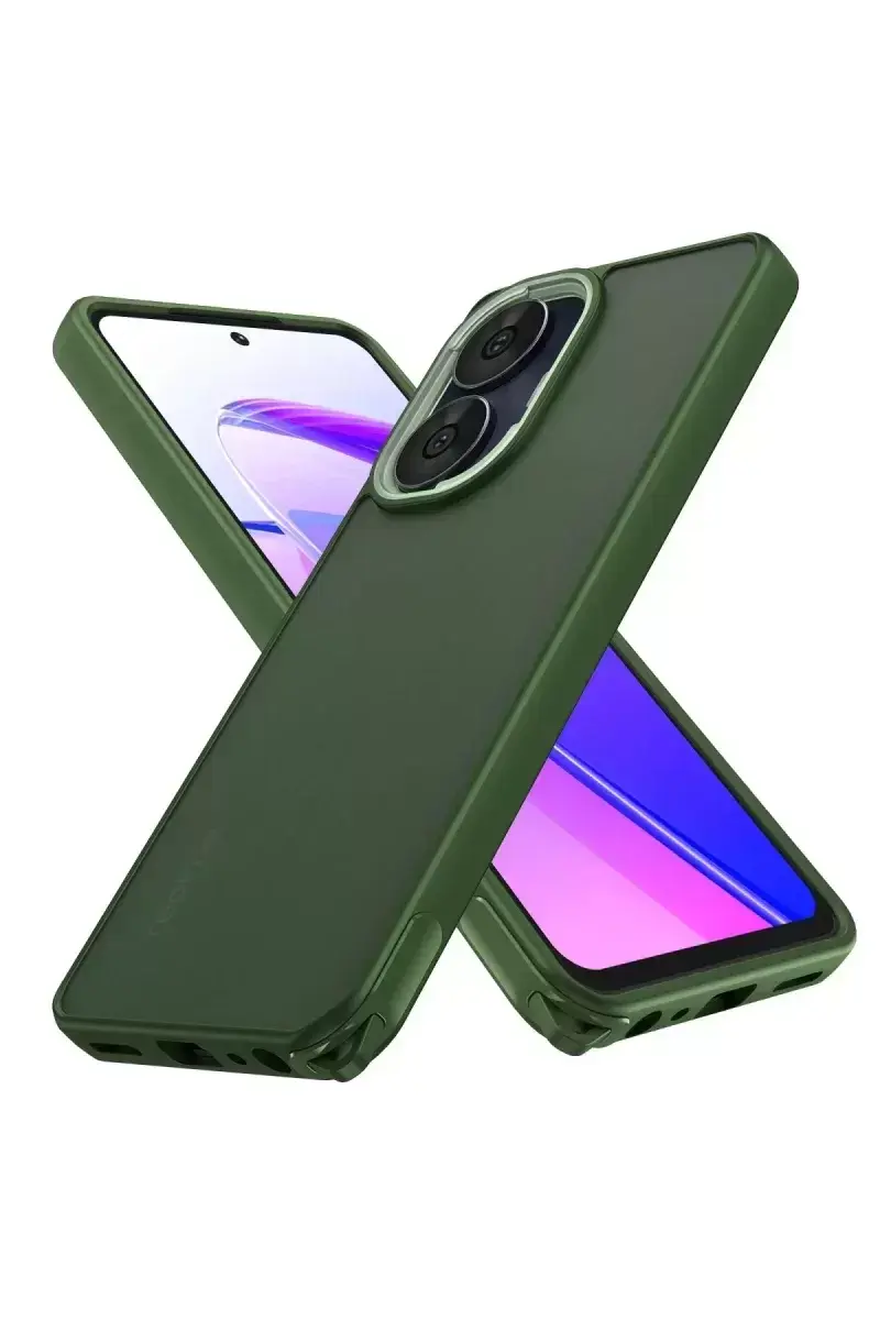 Newface Realme C55 Kılıf Elegant Kapak - Yeşil