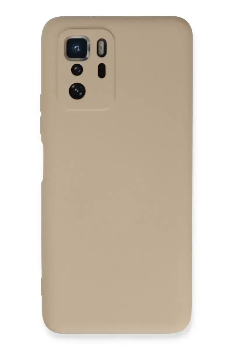 Newface Xiaomi Poco X3 Gt Kılıf Nano İçi Kadife Silikon - Pudra
