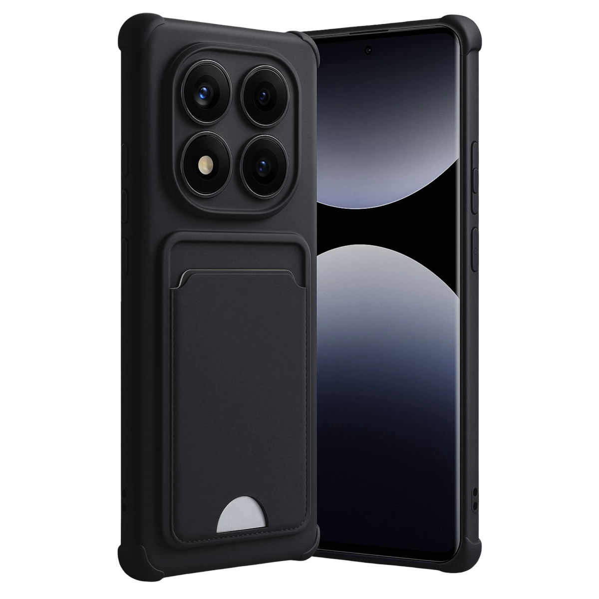 Xiaomi Redmi Note 14 Pro Plus Kelvin Kartvizitli Silikon - Siyah