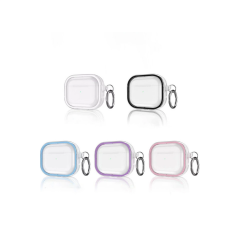Airpods Pro 2 (2.nesil) Shiny Şeffaf Kılıf - Siyah